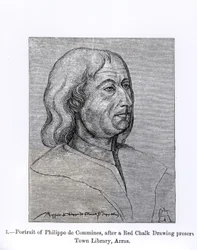 Porträt von Philippe de Commines (ca. 1447-1511) Illustration aus 